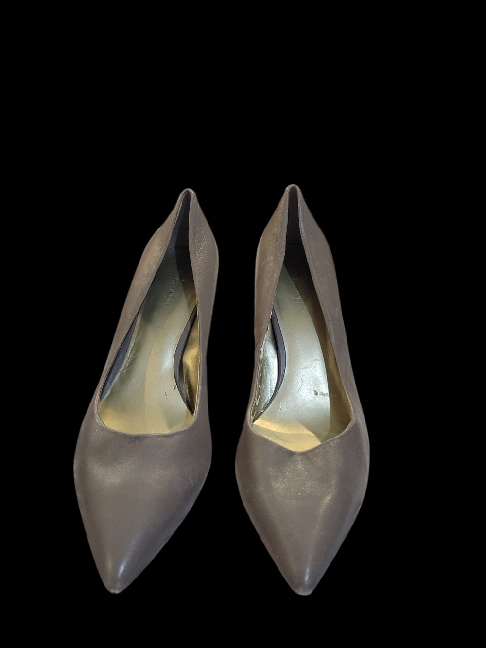 Nine West Women's Pointed Toe Pumps in Taupe